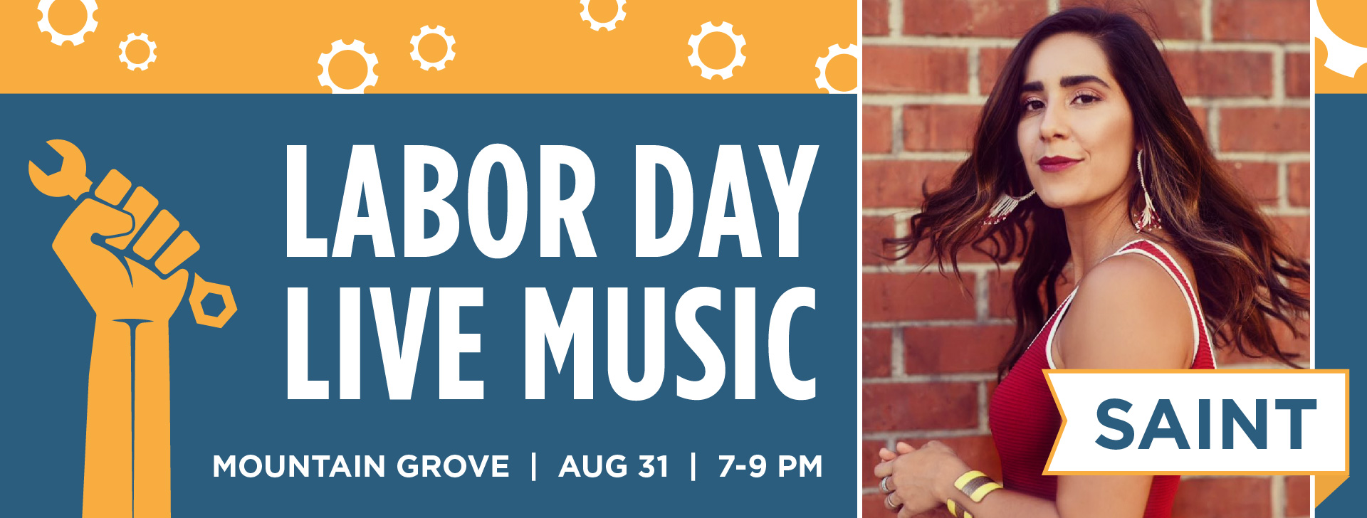 Saint - labor day live music at Mountain Grove