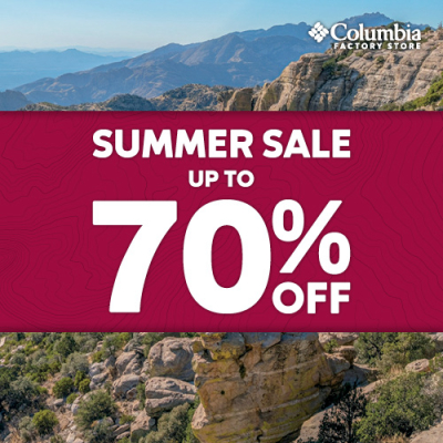 Columbia summer sale - up to 70% off