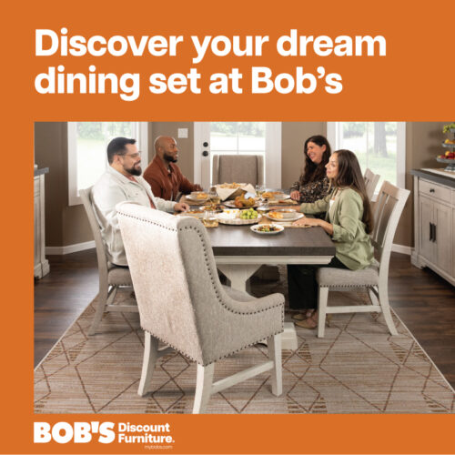 Fall dining set at Bob's Discount Furniture