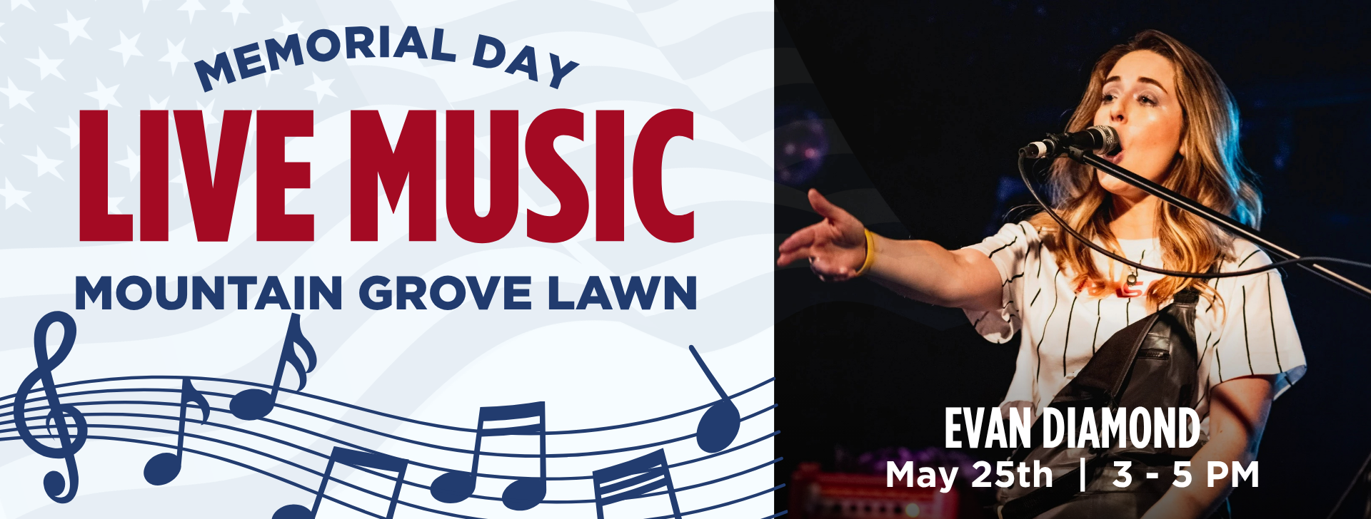 Memorial day music at Mountain Grove